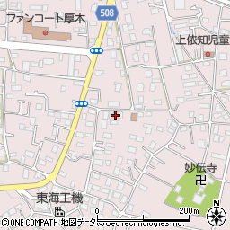 神奈川県厚木市上依知2843-1周辺の地図