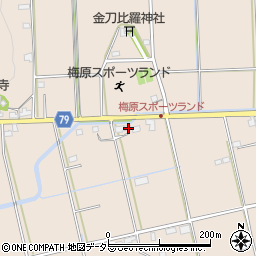 岐阜県山県市梅原2746周辺の地図