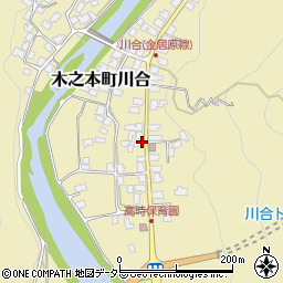 滋賀県長浜市木之本町川合293周辺の地図