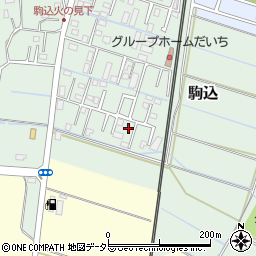 千葉県大網白里市駒込732周辺の地図