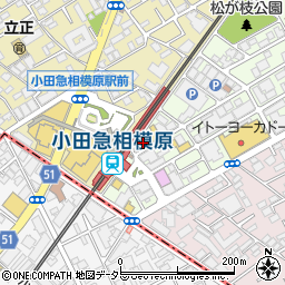 バーミヤン 小田急相模原駅前店周辺の地図