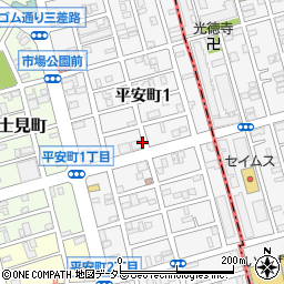 平安町磯田電材駐車場【社屋横】周辺の地図