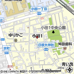 神奈川県川崎市川崎区小田1丁目20-4周辺の地図