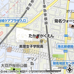 菊名自動車学校周辺の地図