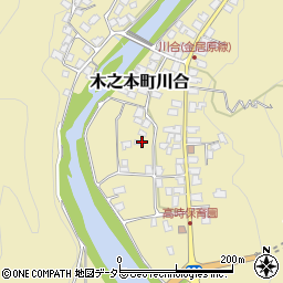 滋賀県長浜市木之本町川合191周辺の地図