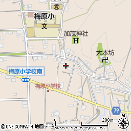 岐阜県山県市梅原1259周辺の地図