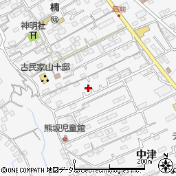 神奈川県愛甲郡愛川町中津601-14周辺の地図