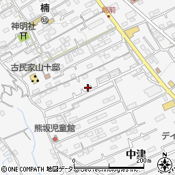 神奈川県愛甲郡愛川町中津601-17周辺の地図
