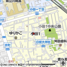 神奈川県川崎市川崎区小田1丁目20-3周辺の地図