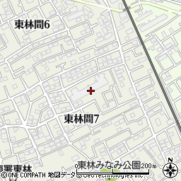 神奈川県相模原市南区東林間7丁目9周辺の地図