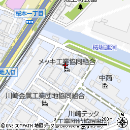 川崎市メッキ工業協同組合周辺の地図