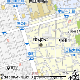 神奈川県川崎市川崎区小田1丁目16-20周辺の地図