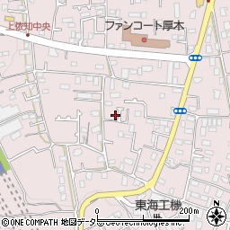 神奈川県厚木市上依知152周辺の地図