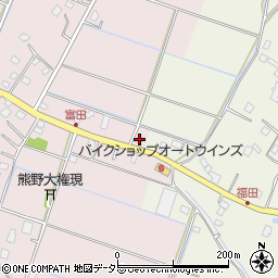 千葉県大網白里市富田1626-3周辺の地図