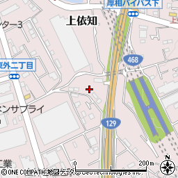 神奈川県厚木市上依知365周辺の地図
