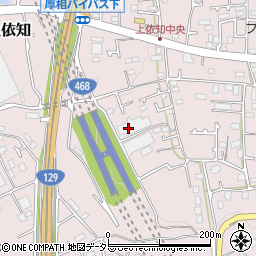 神奈川県厚木市上依知418-1周辺の地図