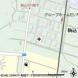 千葉県大網白里市駒込737周辺の地図