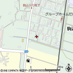 千葉県大網白里市駒込738周辺の地図