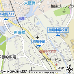 神奈川県相模原市南区磯部1465-6周辺の地図