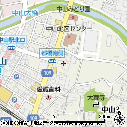 東日本電信電話神奈川支店周辺の地図