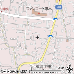 神奈川県厚木市上依知158周辺の地図