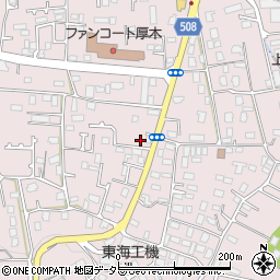 神奈川県厚木市上依知57-10周辺の地図