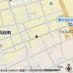 鳥取県境港市高松町162周辺の地図