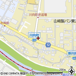 そば天丸川向店周辺の地図