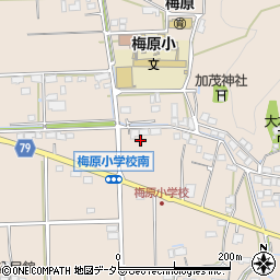 岐阜県山県市梅原1266周辺の地図