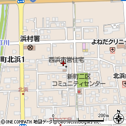 鳥取県鳥取市気高町北浜周辺の地図