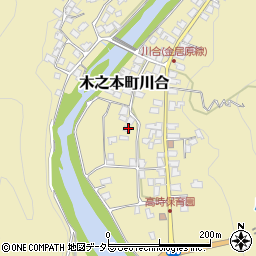 滋賀県長浜市木之本町川合202周辺の地図