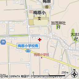 岐阜県山県市梅原2668周辺の地図