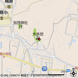 岐阜県山県市梅原1030周辺の地図