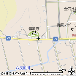 岐阜県山県市梅原2729周辺の地図