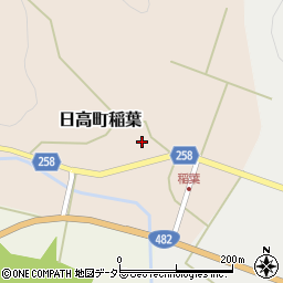 兵庫県豊岡市日高町稲葉142周辺の地図