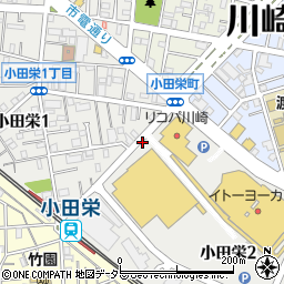 文左亭 小田栄店周辺の地図