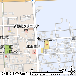 骨董民芸館周辺の地図
