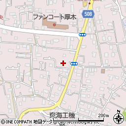 神奈川県厚木市上依知57-12周辺の地図