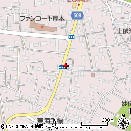 神奈川県厚木市上依知56-2周辺の地図