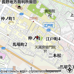 長野県飯田市仲ノ町306周辺の地図