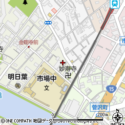 神奈川県横浜市鶴見区市場下町2周辺の地図