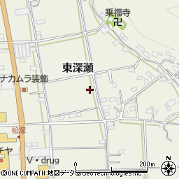 岐阜県山県市東深瀬1166周辺の地図