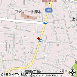 神奈川県厚木市上依知56周辺の地図