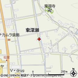 岐阜県山県市東深瀬1167周辺の地図