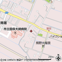 千葉県大網白里市富田973周辺の地図