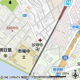 ヤマザキＹショップ鶴見市場西中町店周辺の地図