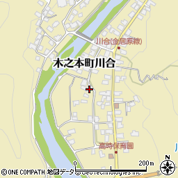 滋賀県長浜市木之本町川合200周辺の地図