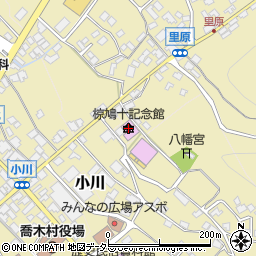 椋鳩十記念館周辺の地図