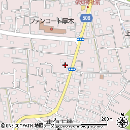 神奈川県厚木市上依知57-3周辺の地図