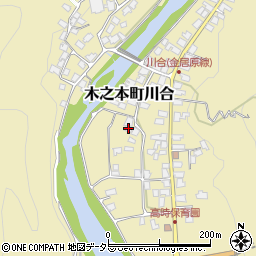 滋賀県長浜市木之本町川合198周辺の地図